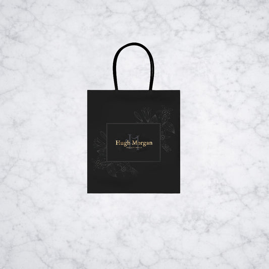 Hugh Morganロゴ入り手提げ小（紙袋）